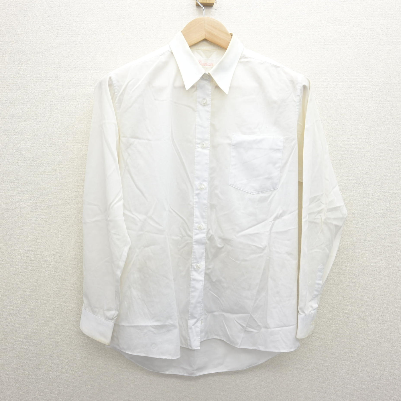 【中古】静岡県 小笠高等学校 女子制服 2点 (ニット・シャツ) sf114722