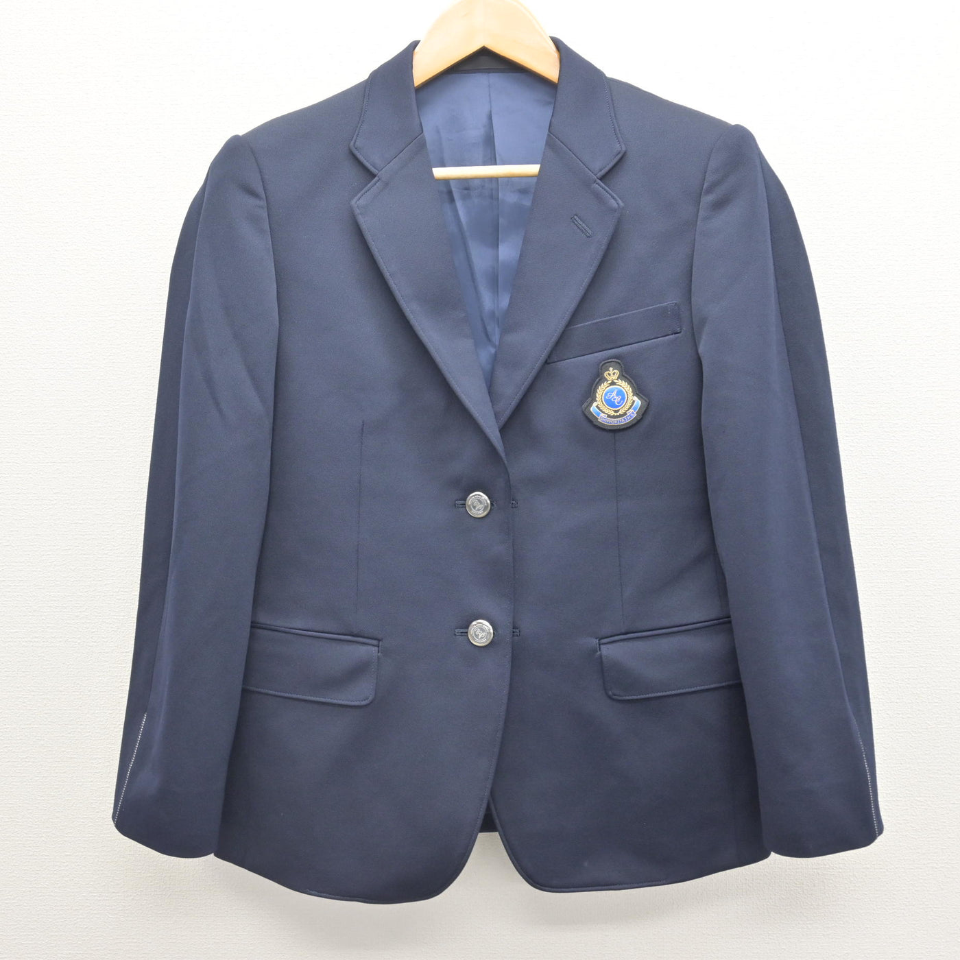 【中古】愛知県 七宝北中学校 女子制服 3点 (ブレザー・シャツ・スカート) sf114737
