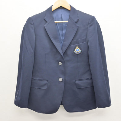 【中古】愛知県 七宝北中学校 女子制服 3点 (ブレザー・シャツ・スカート) sf114737