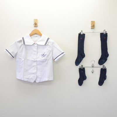 【中古】埼玉県 栄東中学校 女子制服 3点 (ブラウス) sf114757
