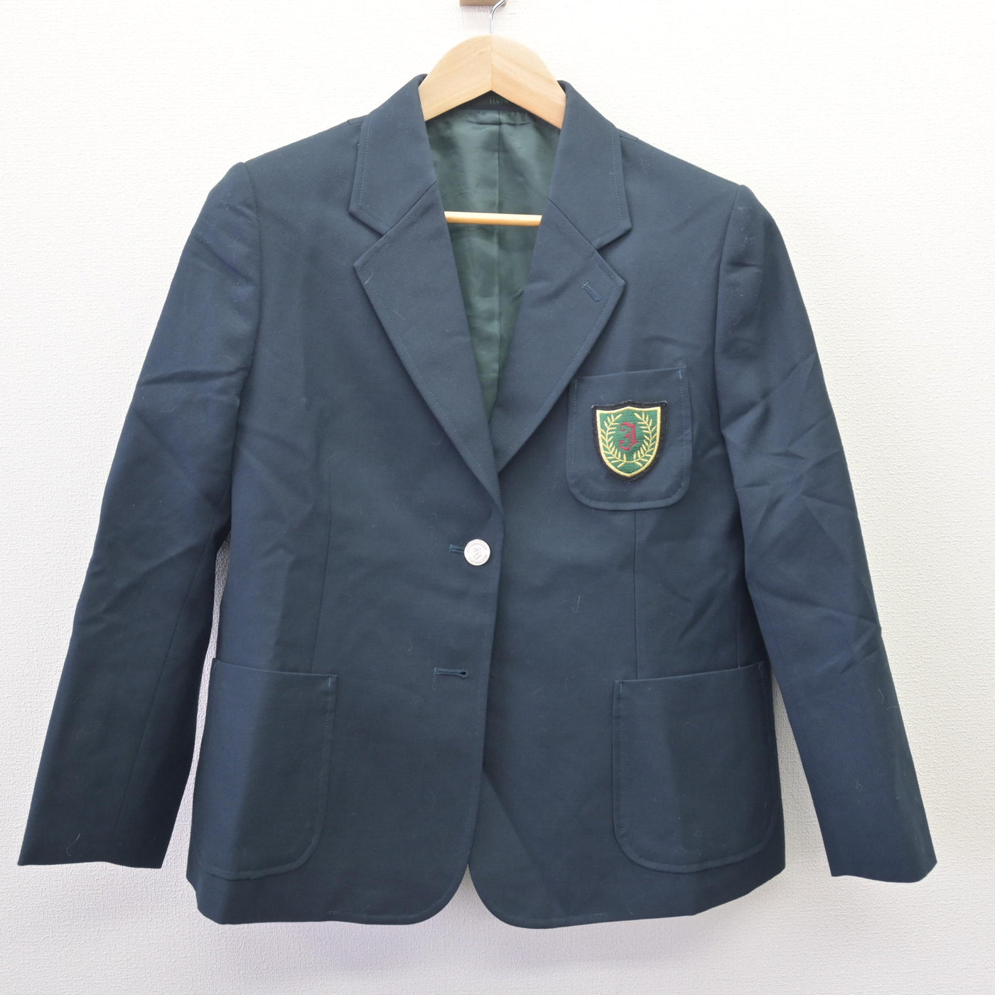 【中古】広島県 城山北中学校 女子制服 3点 (ブレザー・ジャンパースカート) sf114778