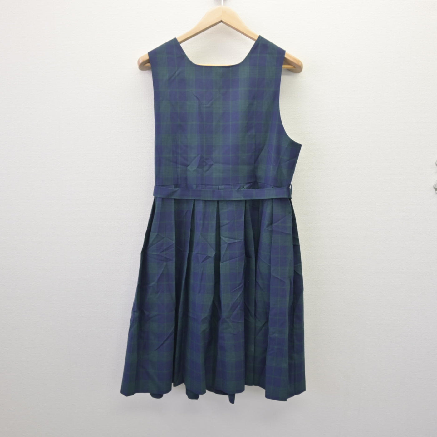 【中古】広島県 城山北中学校 女子制服 1点 (ジャンパースカート) sf114779
