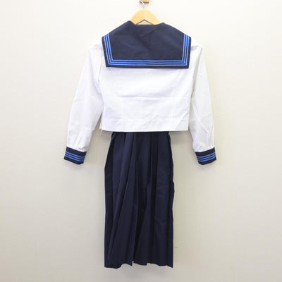 【中古】熊本県 東稜高等学校 女子制服 3点 (セーラー服・スカート) sf114785