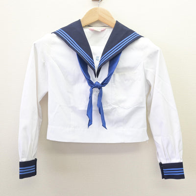 【中古】熊本県 東稜高等学校 女子制服 3点 (セーラー服・スカート) sf114785