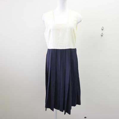 【中古】福岡県 博多女子高等学校 女子制服 3点 (セーラー服・ジャンパースカート) sf114786