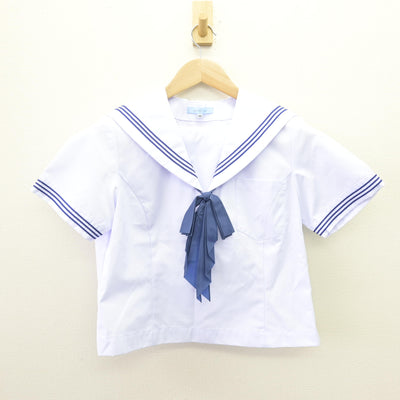 【中古】香川県 山田中学校 女子制服 4点 (セーラー服・スカート) sf114805