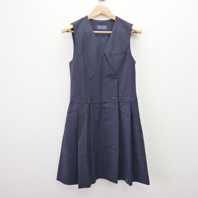 【中古】兵庫県 尼崎市立尼崎高等学校 女子制服 5点 (ブレザー・シャツ・ジャンパースカート) sf114811