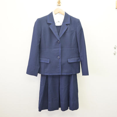 【中古】兵庫県 西宮市立東高等学校/旧制服 女子制服 3点 (ブレザー・シャツ・ジャンパースカート) sf114819