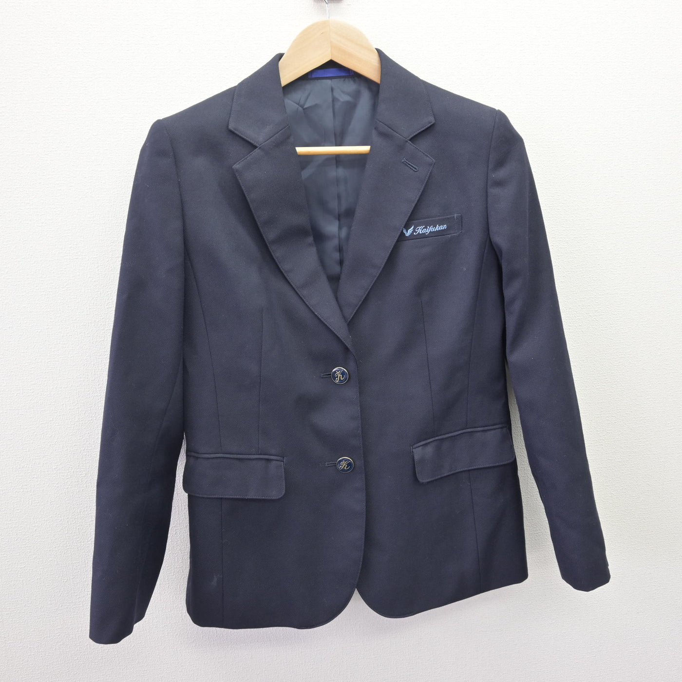 【中古】大阪府 懐風館高等学校 女子制服 4点 (ブレザー・スカート・スカート) sf114836