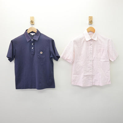 【中古】東京都 小石川淑徳学園中学校 女子制服 2点 (シャツ・シャツ) sf114845