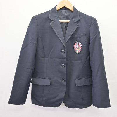 【中古】鹿児島県 神村学園高等部 女子制服 3点 (ブレザー・スカート) sf114856