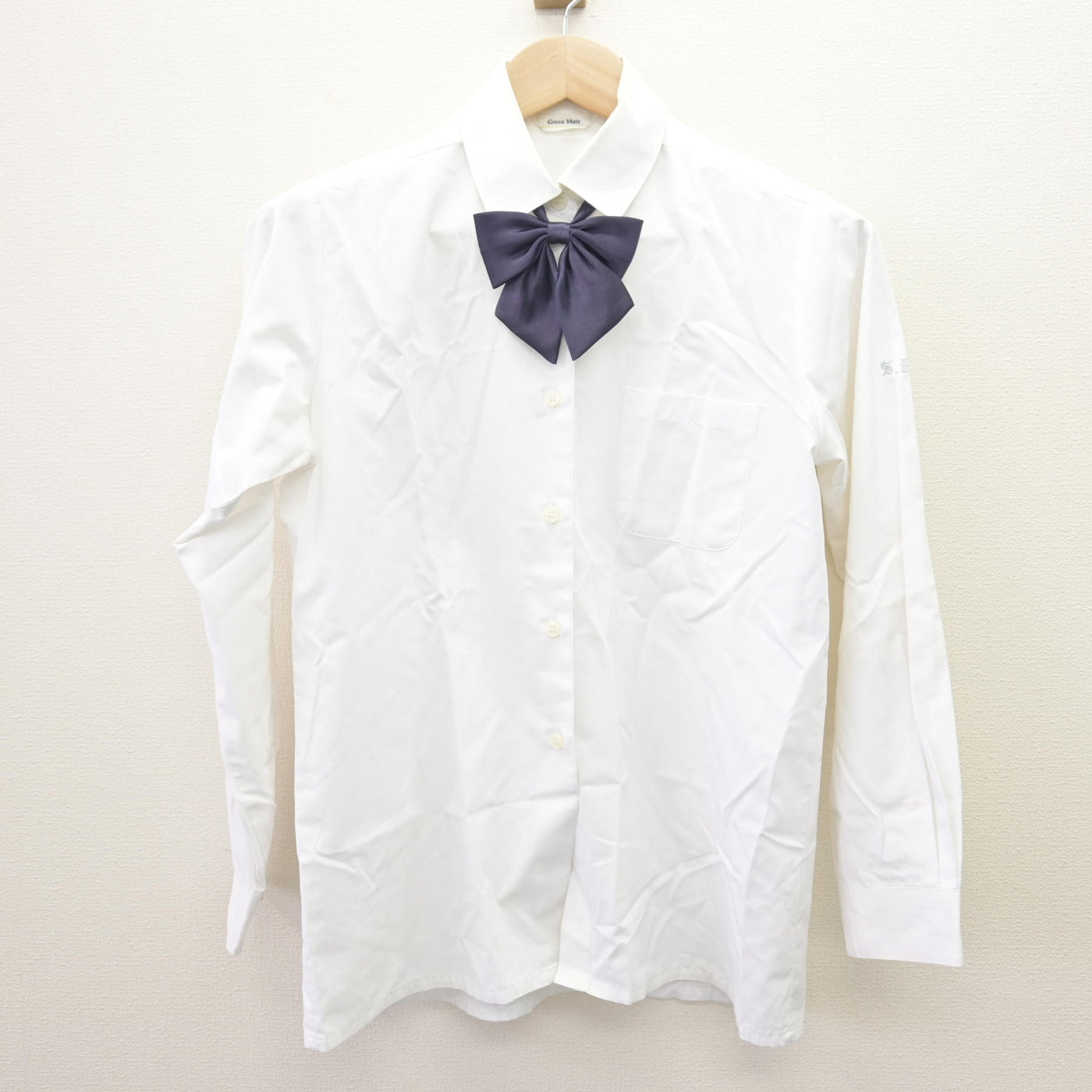 【中古】栃木県 佐野東高等学校 女子制服 4点 (ブレザー・ジャンパースカート・シャツ) sf114943