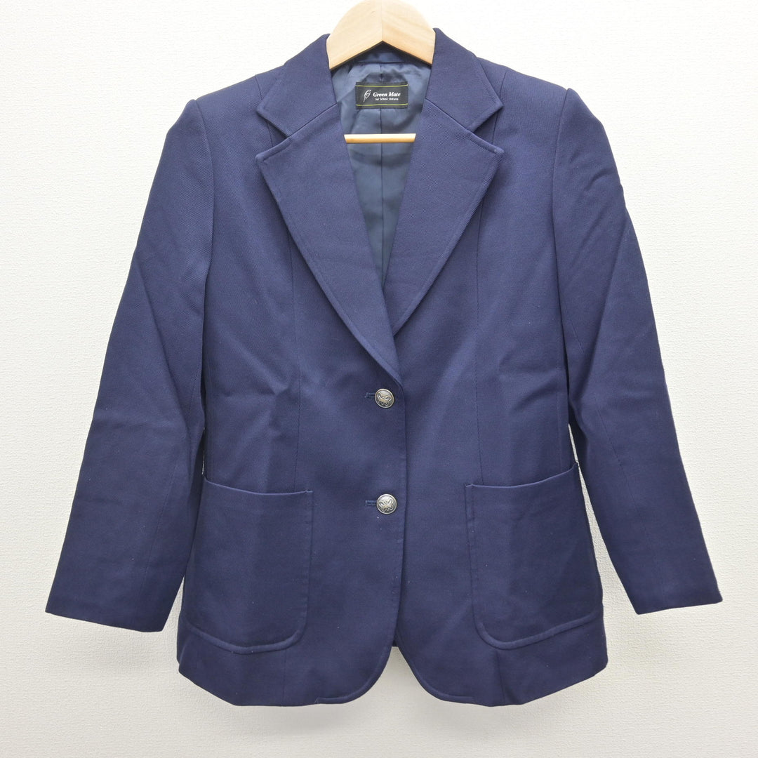 中古】埼玉県 新栄中学校 女子制服 4点 (ブレザー・シャツ・スカート