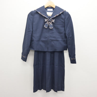 【中古】東京都 愛国中学校 女子制服 4点 (セーラー服・ジャンパースカート) sf114981