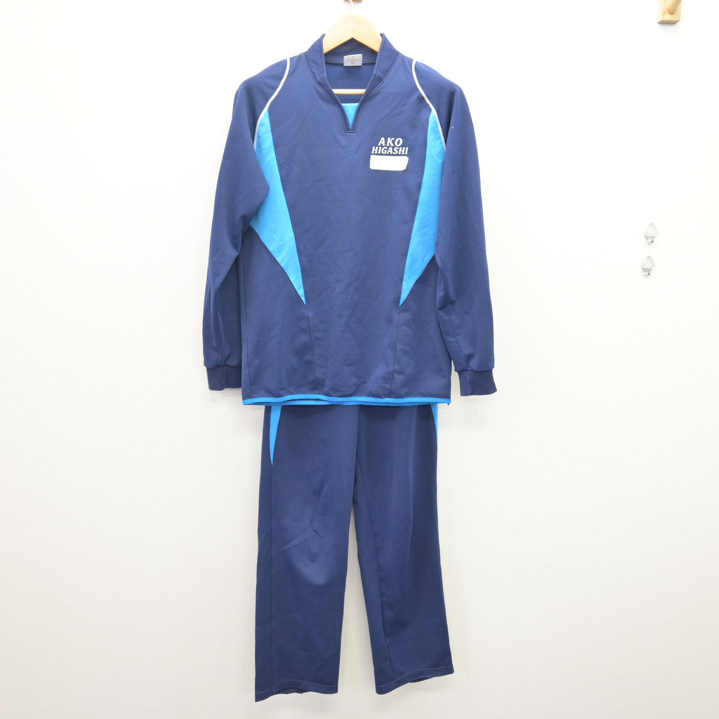 中古】兵庫県 赤穂東中学校 女子制服 2点 (ジャージ 上・ジャージ 下