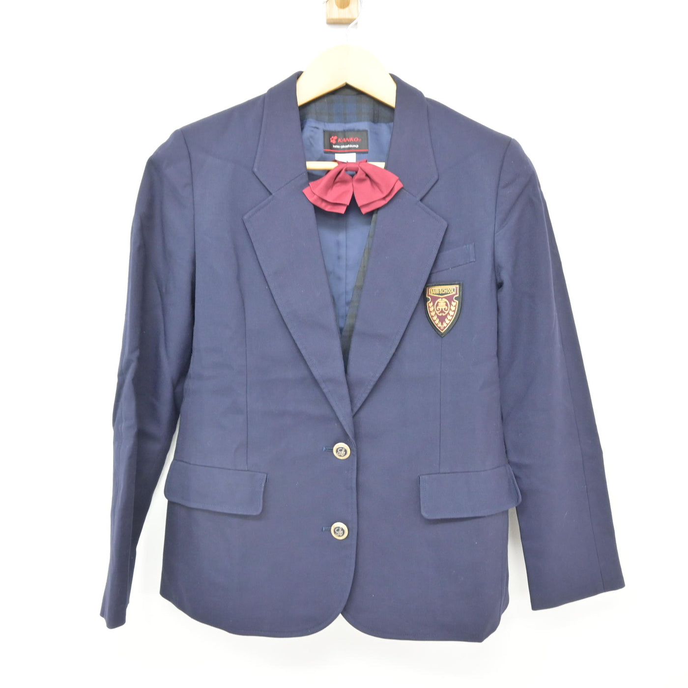 【中古】愛媛県 済美高等学校 女子制服 3点 (ブレザー・ベスト) sf115030
