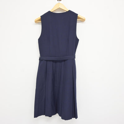 【中古】東京都 府中第三中学校 女子制服 1点 (ジャンパースカート) sf115057