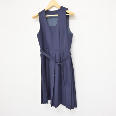 【中古】東京都 府中第三中学校 女子制服 1点 (ジャンパースカート) sf115057
