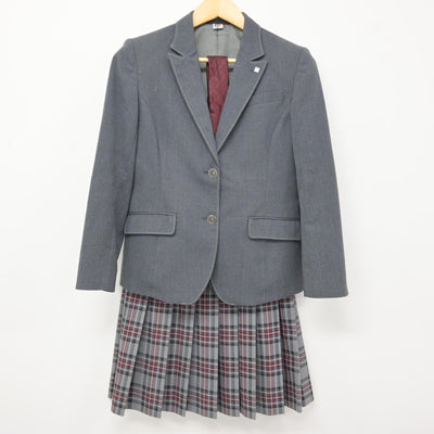 【中古】大阪府 大阪夕陽丘学園高等学校 女子制服 3点 (ブレザー・スカート) sf115070