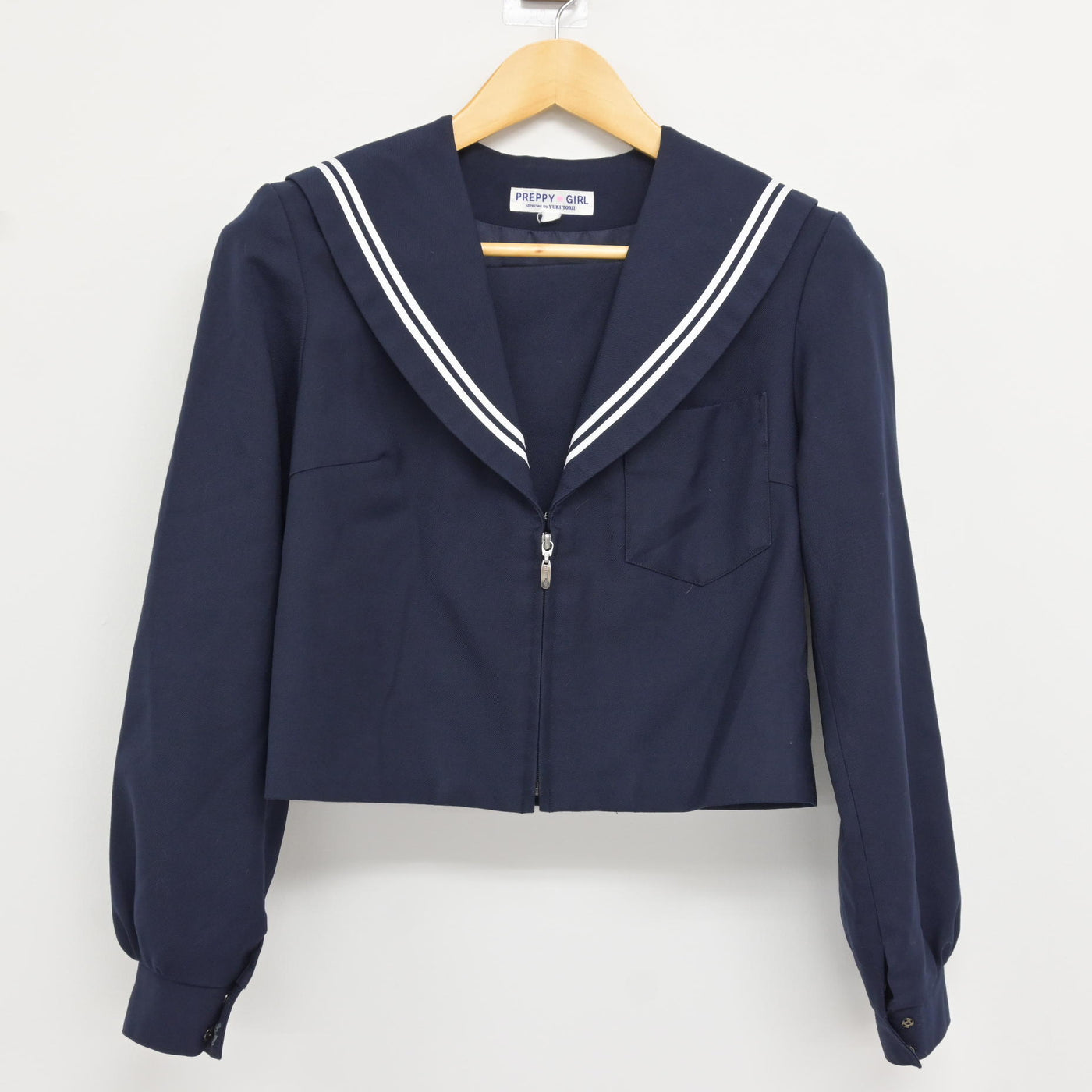 【中古】愛知県 八幡中学校 女子制服 2点 (セーラー服・スカート) sf115103