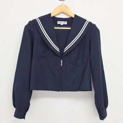 【中古】愛知県 八幡中学校 女子制服 2点 (セーラー服・スカート) sf115103