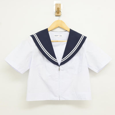 【中古】愛知県 八幡中学校 女子制服 2点 (セーラー服・スカート) sf115105