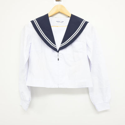【中古】愛知県 八幡中学校 女子制服 2点 (セーラー服・スカート) sf115106