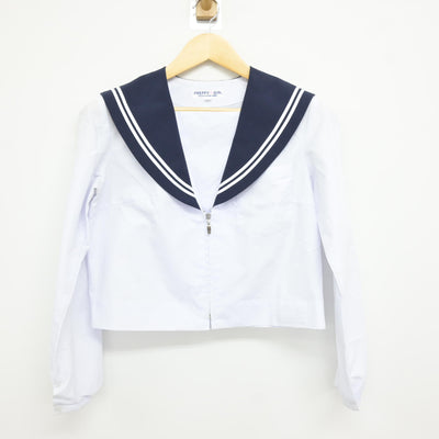 【中古】愛知県 八幡中学校 女子制服 2点 (セーラー服・セーラー服) sf115107