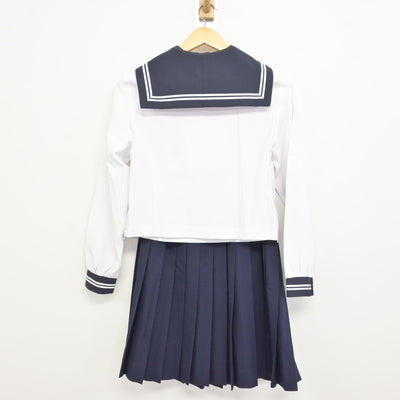 【中古】山口県 防府高等学校 女子制服 4点 (セーラー服・スカート) sf115201