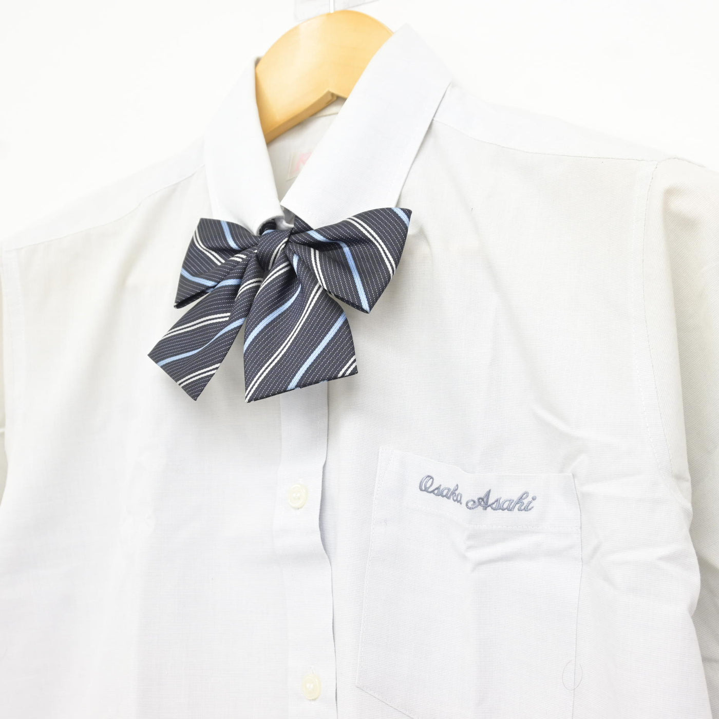 【中古】大阪府 旭高等学校 女子制服 3点 (シャツ・スカート) sf115223