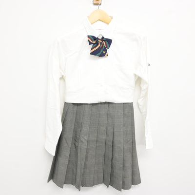【中古】神奈川県 横浜創英中学校・高等学校 女子制服 4点 (ブレザー・シャツ・スカート) sf115228