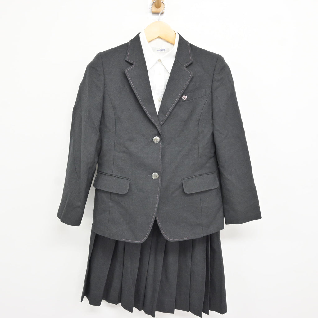 中古】兵庫県 兵庫大学附属須磨ノ浦高等学校 女子制服 3点 (ブレザー