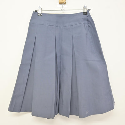 【中古】宮城県 名取北高等学校 女子制服 2点 (ニットベスト・スカート) sf115258