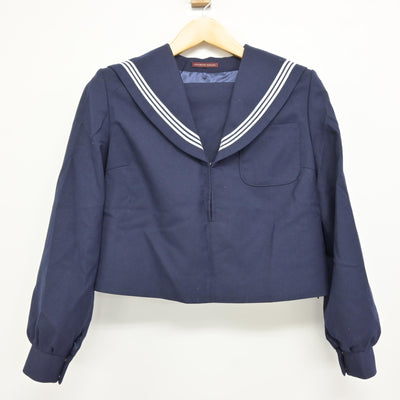 【中古】岐阜県 星和中学校 女子制服 2点 (セーラー服・スカート) sf115259