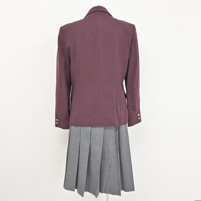 【中古】茨城県 常総学院高等学校/旧制服 女子制服 3点 (ブレザー・スカート) sf115262