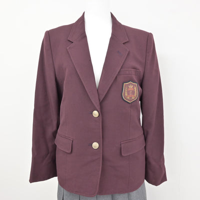 【中古】茨城県 常総学院高等学校/旧制服 女子制服 3点 (ブレザー・スカート) sf115262