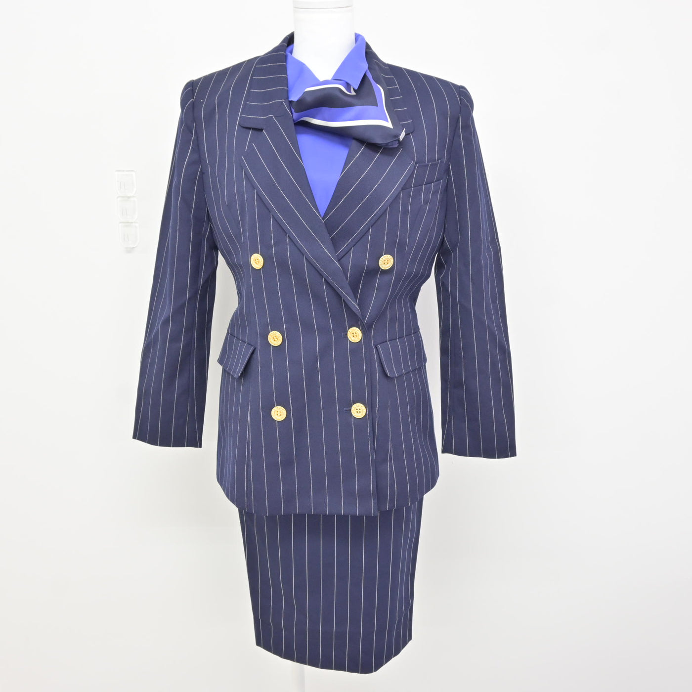 【中古】 全日空　ANA 女子制服 4点 (ジャケット・シャツ・スカート) sf115279