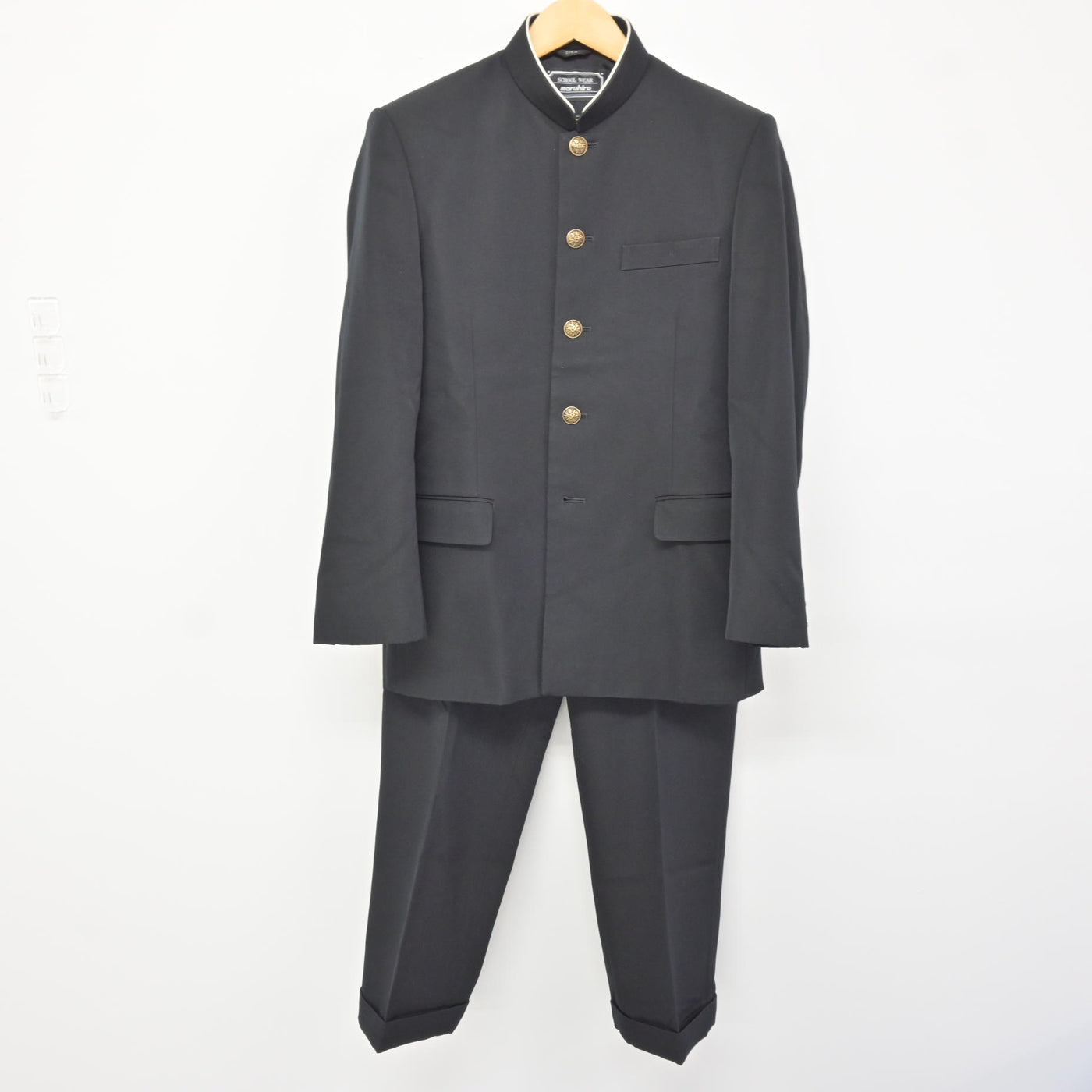 中古】埼玉県 上尾市立東中学校 男子制服 3点 (学ラン・ズボン・ズボン