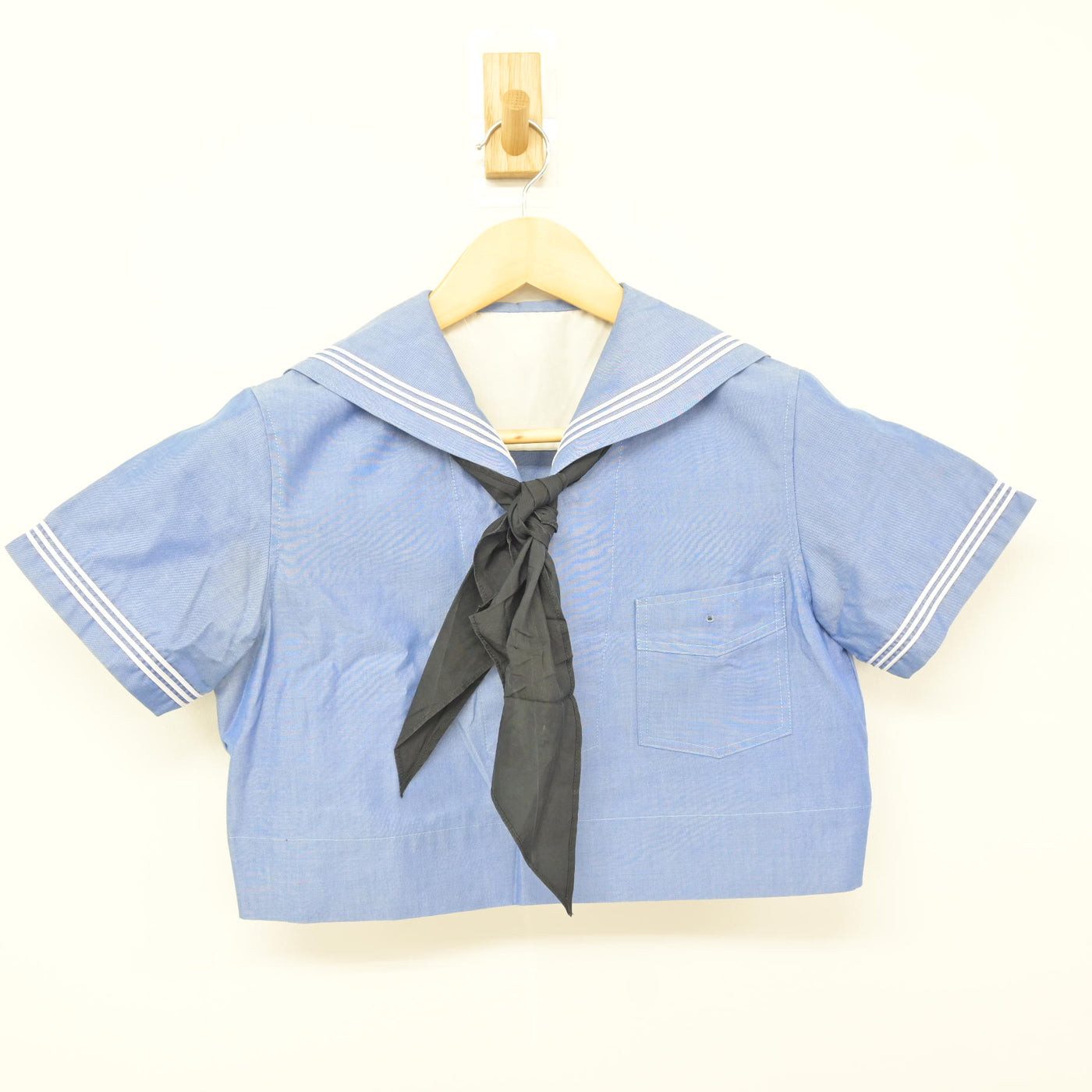 【中古】福岡県 福岡女学院高等学校 女子制服 3点 (セーラー服・ジャンパースカート) sf115306