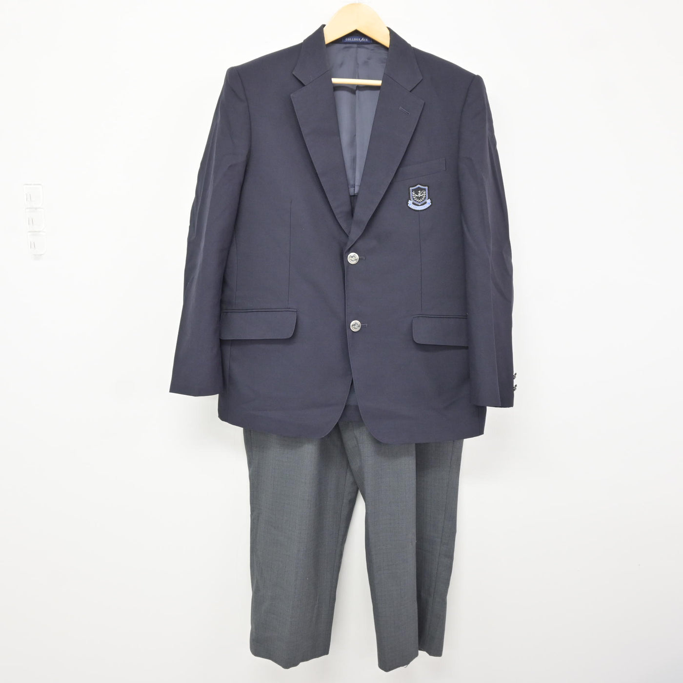 【中古】茨城県 霞ヶ浦高等学校 男子制服 3点 (ブレザー・ズボン・ズボン) sf115352