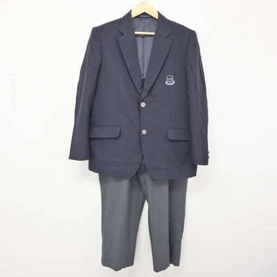 【中古】茨城県 霞ヶ浦高等学校 男子制服 3点 (ブレザー・ズボン・ズボン) sf115352
