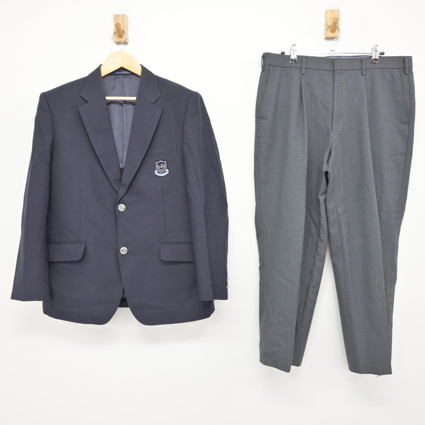 【中古】茨城県 霞ヶ浦高等学校 男子制服 3点 (ブレザー・ズボン・ズボン) sf115352