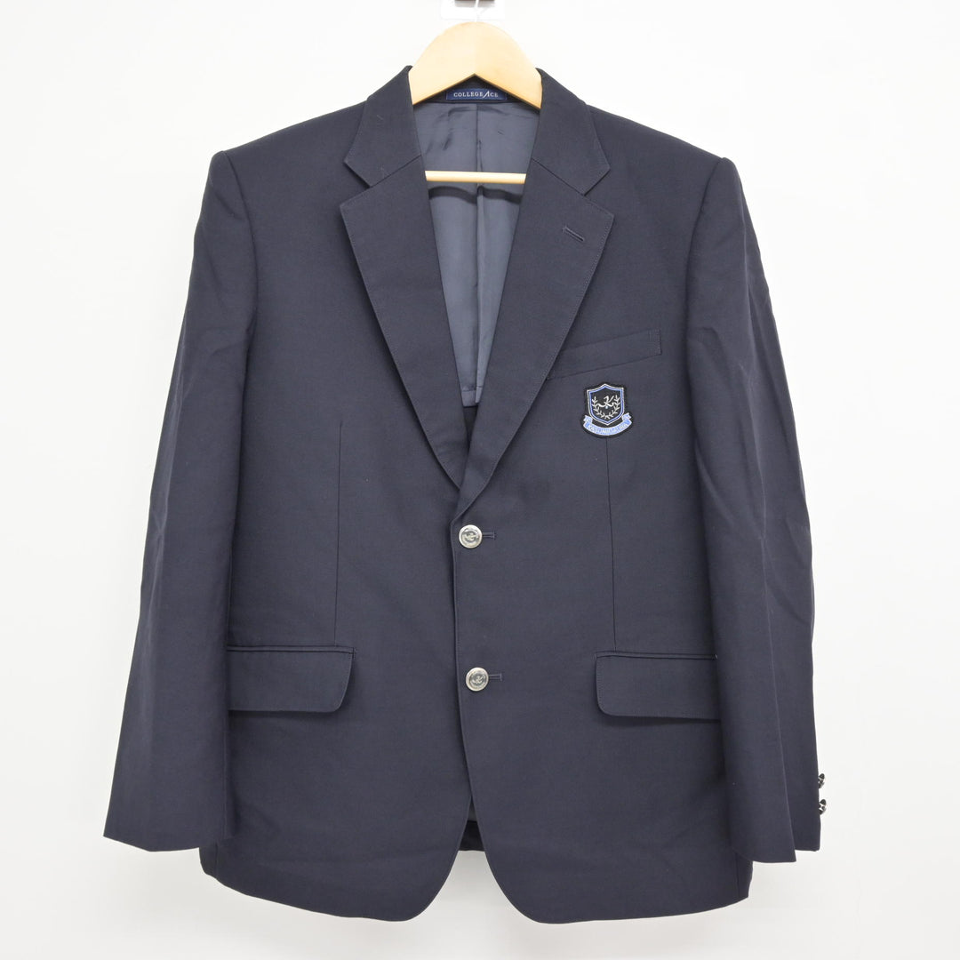 中古】茨城県 霞ヶ浦高等学校 男子制服 3点 (ブレザー・ズボン・ズボン 