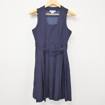 【中古】兵庫県 鳴尾中学校 女子制服 4点 (セーラー服・ジャンパースカート) sf115355