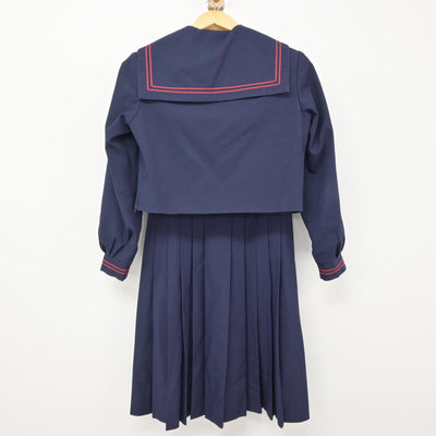 【中古】熊本県 南関中学校 女子制服 3点 (セーラー服・ジャンパースカート) sf115371