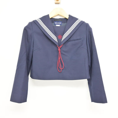 【中古】熊本県 玉名高等学校 女子制服 3点 (セーラー服・ジャンパースカート) sf115384