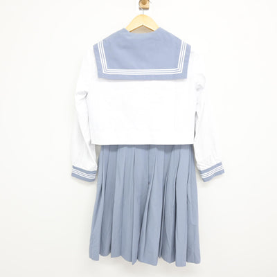 【中古】熊本県 玉名高等学校 女子制服 3点 (セーラー服・スカート) sf115386