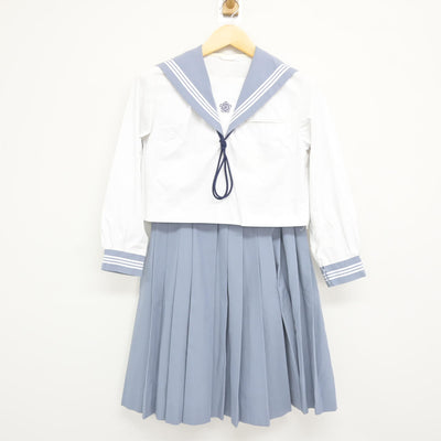 【中古】熊本県 玉名高等学校 女子制服 3点 (セーラー服・スカート) sf115387