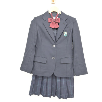 【中古】神奈川県 宮前平中学校 女子制服 4点 (ブレザー・スカート) sf115388