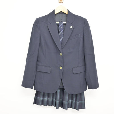 【中古】東京都 飛鳥高等学校 女子制服 5点 (ブレザー・スカート) sf115391